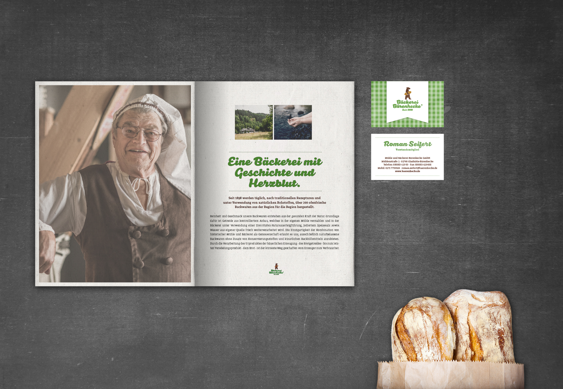 Die Geschäftsausstattung der Mühle und Bäckerei Bärenhecke